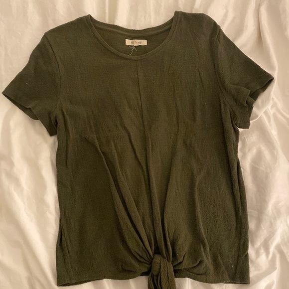Madewell Knotted Tee - Picture 1 of 3